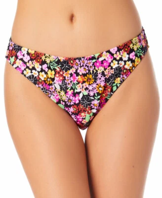 California Waves Women's Juniors' Printed Hipster Bikini Bottoms - Image 1 of 3