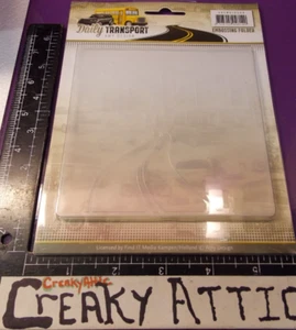 DAILY TRANSPORT CITY SCENE SCAPE 1 FOLDER PAPER AMY DESIGN 10009 CREAKYATTIC - Picture 1 of 1