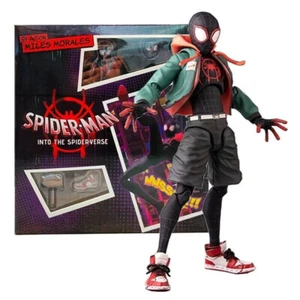 Spider-Man Action Figure Miles Morales Into The Spider Verse Toy Gift With Box - Picture 1 of 11