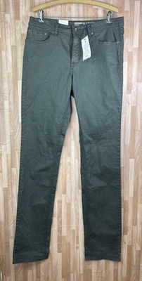 Paddock's Ranger Men's Jeans Slim Mid Rise Stretch Pants Size 34/40 NWT Olive - Image 1 of 4