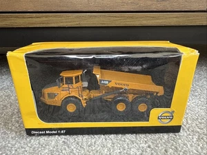 HOBBY & WORK DIECAST 1/87 SCALE VOLVO A40D DUMP TRUCK CONSTRUCTION - Picture 1 of 7