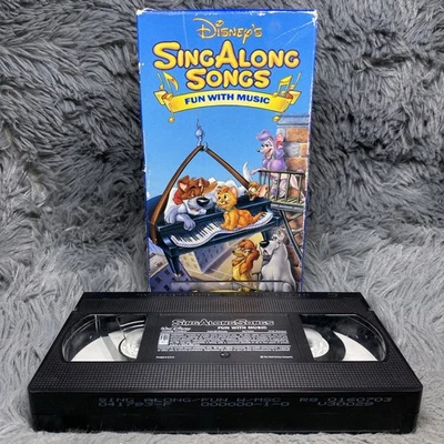 Disneys Sing Along Songs - Fun With Music VHS Tape 1993 Volume 5 Kids Show Film - Image 1 of 4