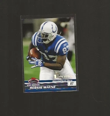2008 TOPPS STADIUM CLUB REGGIE WAYNE #22 1ST DAY ISSUE  0295/1499 - Image 1 of 2