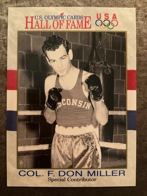 1991 Impel U.S. Olympicards Hall of Fame - Colonel F. Don Miller #73 - Image 1 of 2