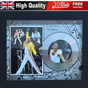 QUEEN FREDDIE MERCURY FRAMED MEMORABILIA PICTURE PRESENTATION DISC SET LEGEND UK - Bild 1 von 11