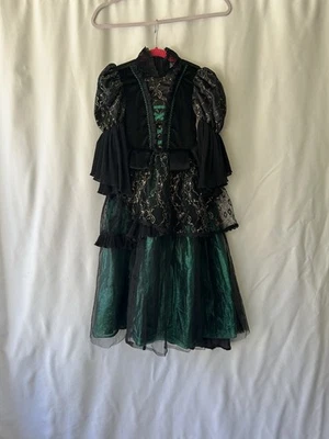 Disfraz de Bruja Malvada Mago de Oz Rubíes Niños SOLO VESTIDO Talla Pequeña (4-6) Foto 1 de 4