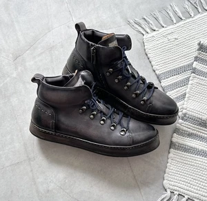 RARE Stefano Branchini Hand Made Vintage Leather Mountain Hiking Boots - Picture 1 of 19