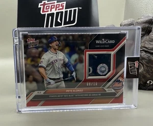 Pete Alonso 2024 Topps NOW Wildcard Game Used Base Relic Red /10 + Bonus Psa - Bild 1 von 7