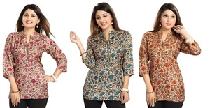 TOP WOMEN FASHION Ethnic PRET DESIGNER PAKISTANI KURTA KURTI TUNIC SHIRT SC2501 - Picture 1 of 24