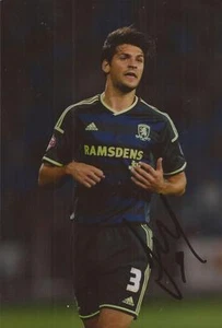 MIDDLESBROUGH: GEORGE FRIEND SIGNED 6x4 ACTION PHOTO+COA - Picture 1 of 1