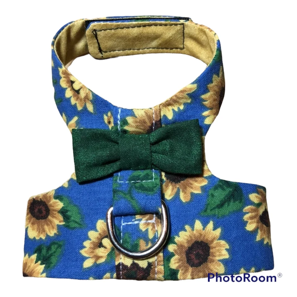 Chaleco arnés para perro hecho a mano girasol S 2539 Foto 1 de 1