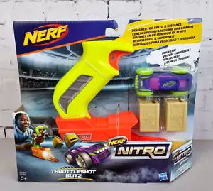 Hasbro Nerf Nitro Throttleshot Blitz Bambini Viola Auto Giocattolo & Launcher Blaster - Foto 1 di 9