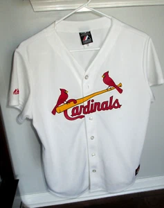 St Louis Cardinals Blank Baseball Stitched Majestic Jersey Sz Youth XL - Picture 1 of 7