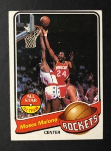 1979-80 Topps - (Moses Malone) #100 All Star - Rockets - Picture 1 of 2