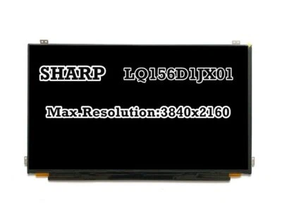 15.6"  LCD LED Screen LQ156D1JX01 3840X2160 4K UHD IPS 1000:1 Display - Image 1 of 3