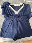 Tory Burch romper Navy And White And So Cute!