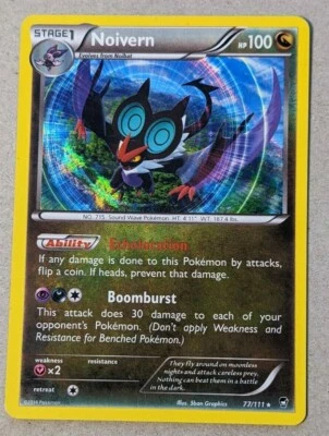 Noivern - Stage 1 - Furious Fists 77/111 2014 - Pokemon Trading Card Game - Image 1 of 4