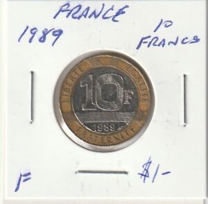 France 1989 10 Francs