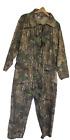 Vintage Realtree Camo Patriot Industries Zip Up Coveralls Made USA Size Large