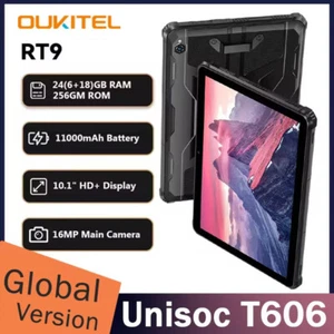 Global Version Oukitel RT9 4G Rugged Tablet 10.1'' 24GB+256GB 11000mAh Android14 - Picture 1 of 15