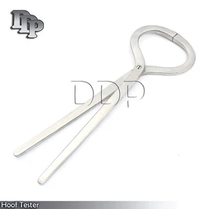 Probadores de pezuñas de acero inoxidable de 13" herramientas equipos equinos - Imagen 1 de 3