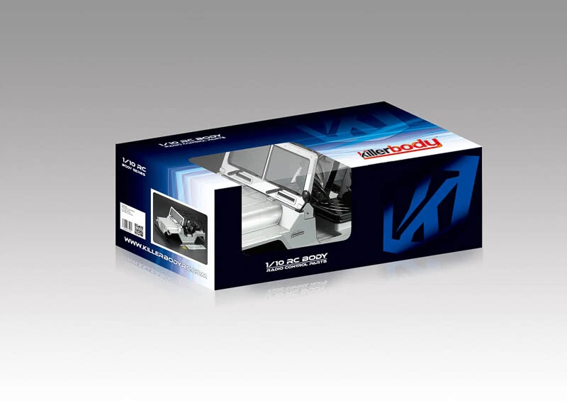 Killerbody KB48443 1/10 Crawler Warrior Silber RTU All-in