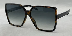Saint Laurent Sunglasses SL232 BETTY 003 Havana Frame Gray Lens 63-13-135 - Picture 1 of 8