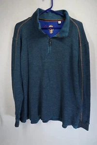Robert Graham 1/4 Zip Pullover Knit Sweater Mens 2X Large Casual Dress Golf - Picture 1 of 8
