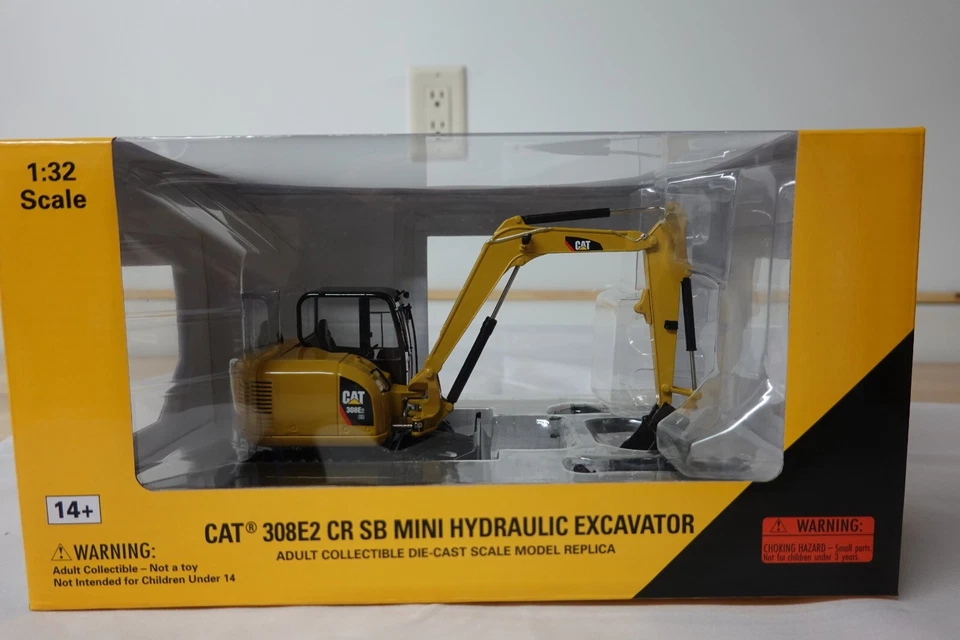 NORSCOT 55239 CAT 308E2 CR SB MINI HYDRAULIC EXCAVATOR  1:32 SCALE N.I.B - Image 1 of 4