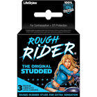 Lifestyles Rough Rider Original Studded Condoms 3 Pack