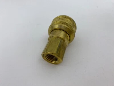 Parker B33 латунная пневматическая быстросъемная муфта гнездовая труба резьба 1/4", 1/4-18 NPTF Por - Изображение 1 из 3