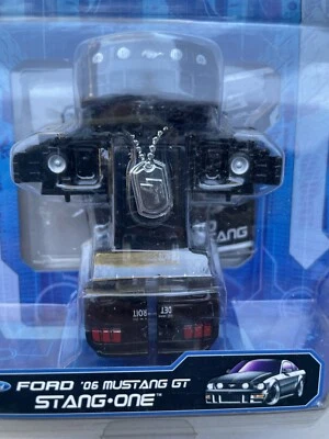Maisto Robo-Rods '06 2006 Ford Mustang GT 'Stang One' Transformers Black Urban - Image 1 of 3