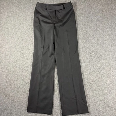 Pantalones de vestir Brooks Brothers 100 % lana para mujer talla 6 forrados negros Foto 1 de 4