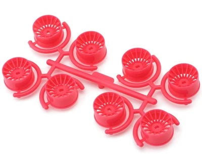 Yeah Racing Mini-Z AWD 11mm Multi-Spokes Wide Rims Set (Florescent Pink) - Image 1 of 2