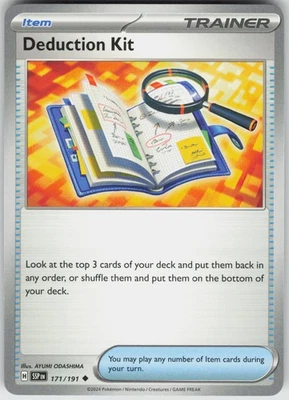 Pokemon Deduction Kit 171/191 SV08: Surging Sparks Uncommon NM - Image 1 of 2