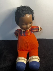 Vintage Fisher Price Toy Doll #205 Assembled in Mexico 1960s–70s Rare Cloth Body - Picture 1 of 5