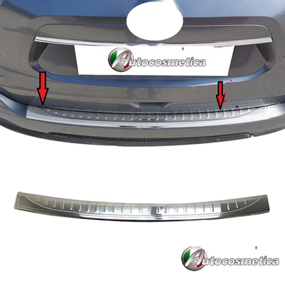 Stoßstangenschutz hinten Chrom STAHL für NISSAN X-TRAIL 14-20 - Bild 1 von 4