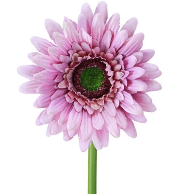 Künstliche Gerbera Kunstblumen Deko Lila 47cm - Bild 1 von 3