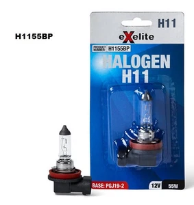 Exelite H1155BP H11 Headlight Globe 12V 55W Base PGJAP-2 x1 - Picture 1 of 4