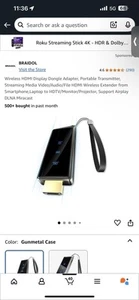 Wireless HDMI Display Dongle Adapter, Portable Wireless Display Adapter - Afbeelding 1 van 5