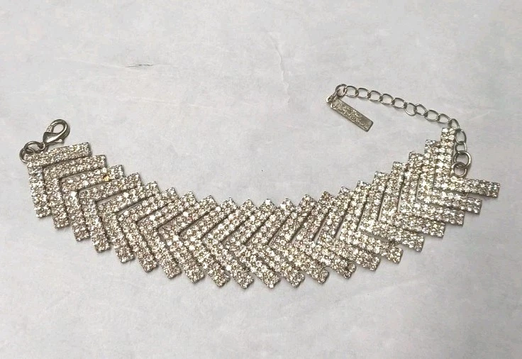 Senso di Donna Strass Glamour flexibles Armband - Bild 1 von 4