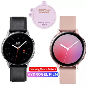 2 x Samsung Galaxy Active 2 Smartwatch 3D Hydrogel Film Abdeckung Displayschutzfolie - Bild 1 von 10