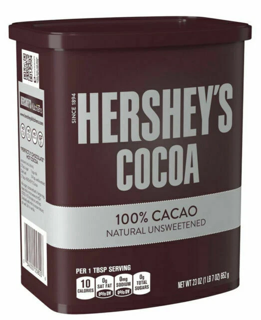 Hershey's Unsweetened 8 oz Cocoa Container