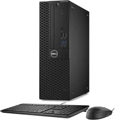 Dell Desktop Computer PC i5-7500, up to 32GB RAM, 4TB SSD, Windows 10 Pro, WiFi - Image 1 of 4