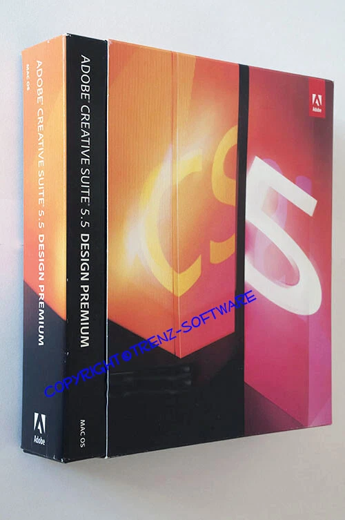 Adobe Creative Suite 5.5 Design Premium deutsch Macintosh Box mit DVD CS5.5 - Bild 1 von 1