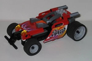 8136 LEGO Racers Fire Crusher - 100% vollständig OHNE Anleitung EX COND 2007 - Bild 1 von 7