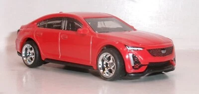 LOOSE 2022 MATCHBOX RED 2021 CADILLAC CT5-V BLACKWING WHEEL SWAP REAL RIDERS - Image 1 of 4