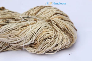  Mezcla Tussar Eri Hilado a Mano Paz Seda Tejer Hilado-ENVÍO GRATUITO- 1 Kg - Imagen 1 de 6