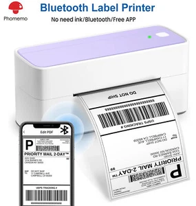 100x150mm Bluetooth Label Printer A6 4x6" Direct Thermal Shipping Address Label - Picture 1 of 18