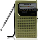 Longest Rang Small AM/FM Radio Portable Battery Operated with Best Reception